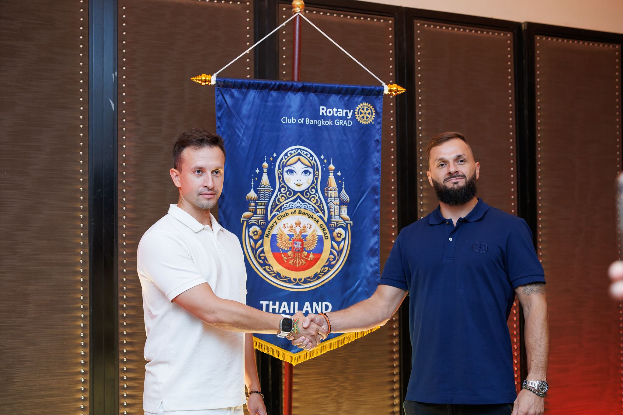 Legacy archive photo from Opening of Rotary Club Bangkok GRAD.