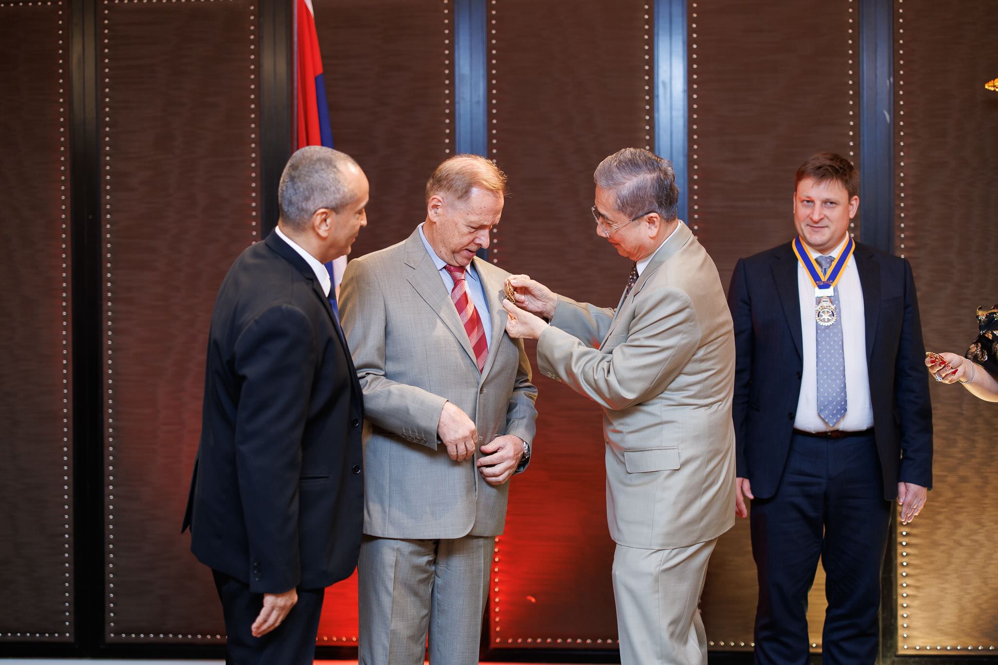 Legacy archive photo from Opening of Rotary Club Bangkok GRAD.