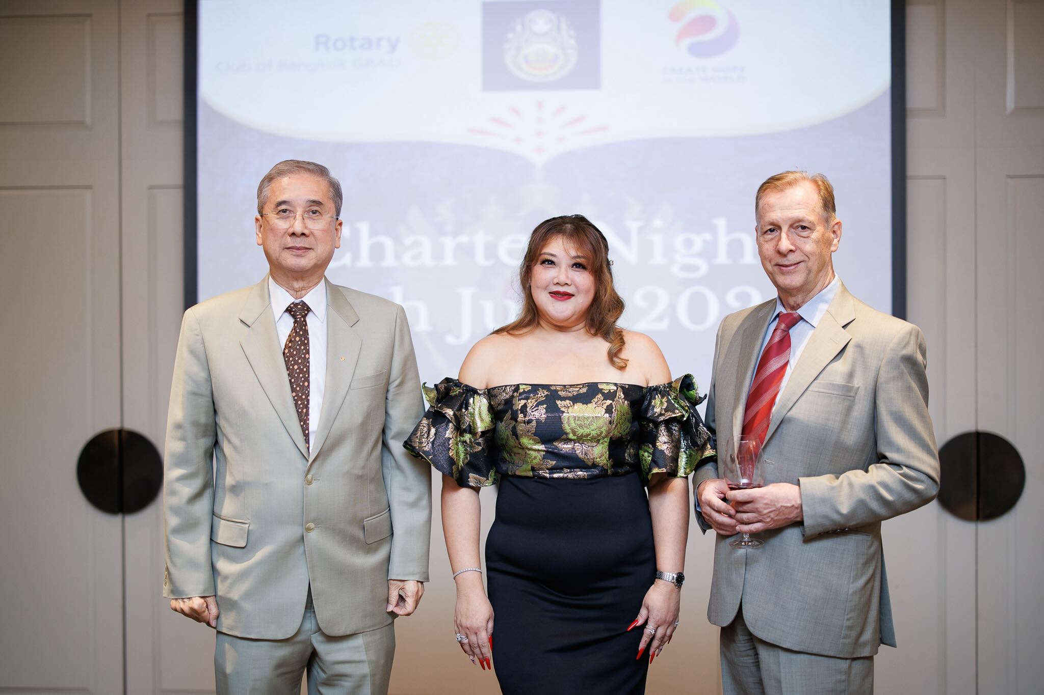 Legacy archive photo from Opening of Rotary Club Bangkok GRAD.