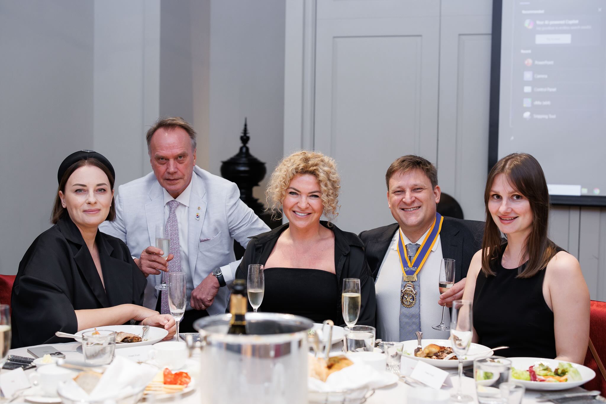 Legacy archive photo from Opening of Rotary Club Bangkok GRAD.