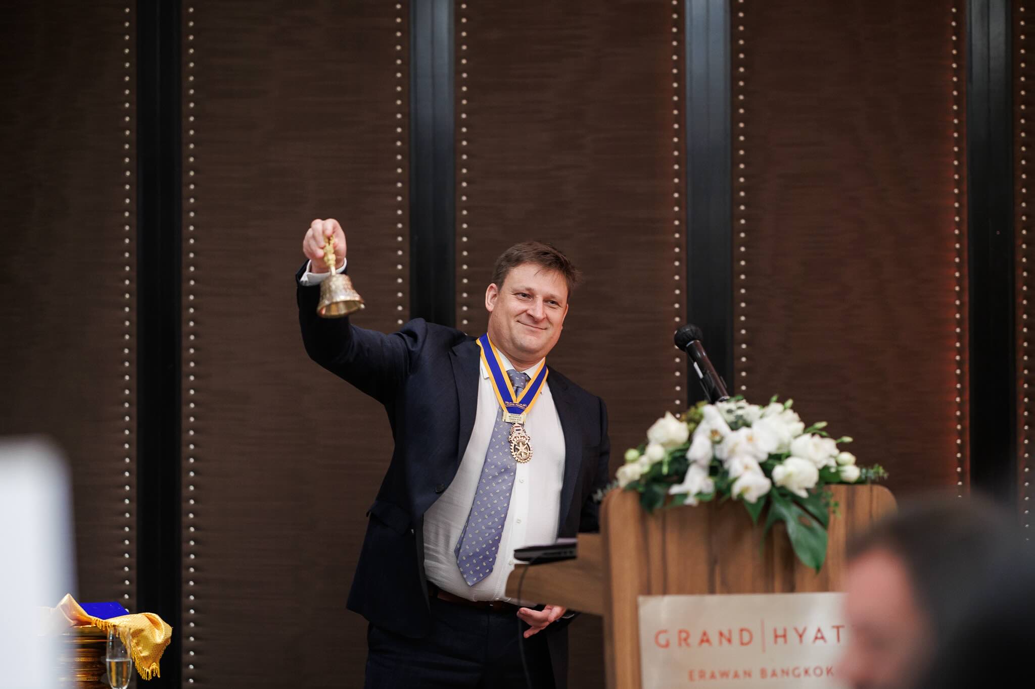Legacy archive photo from Opening of Rotary Club Bangkok GRAD.
