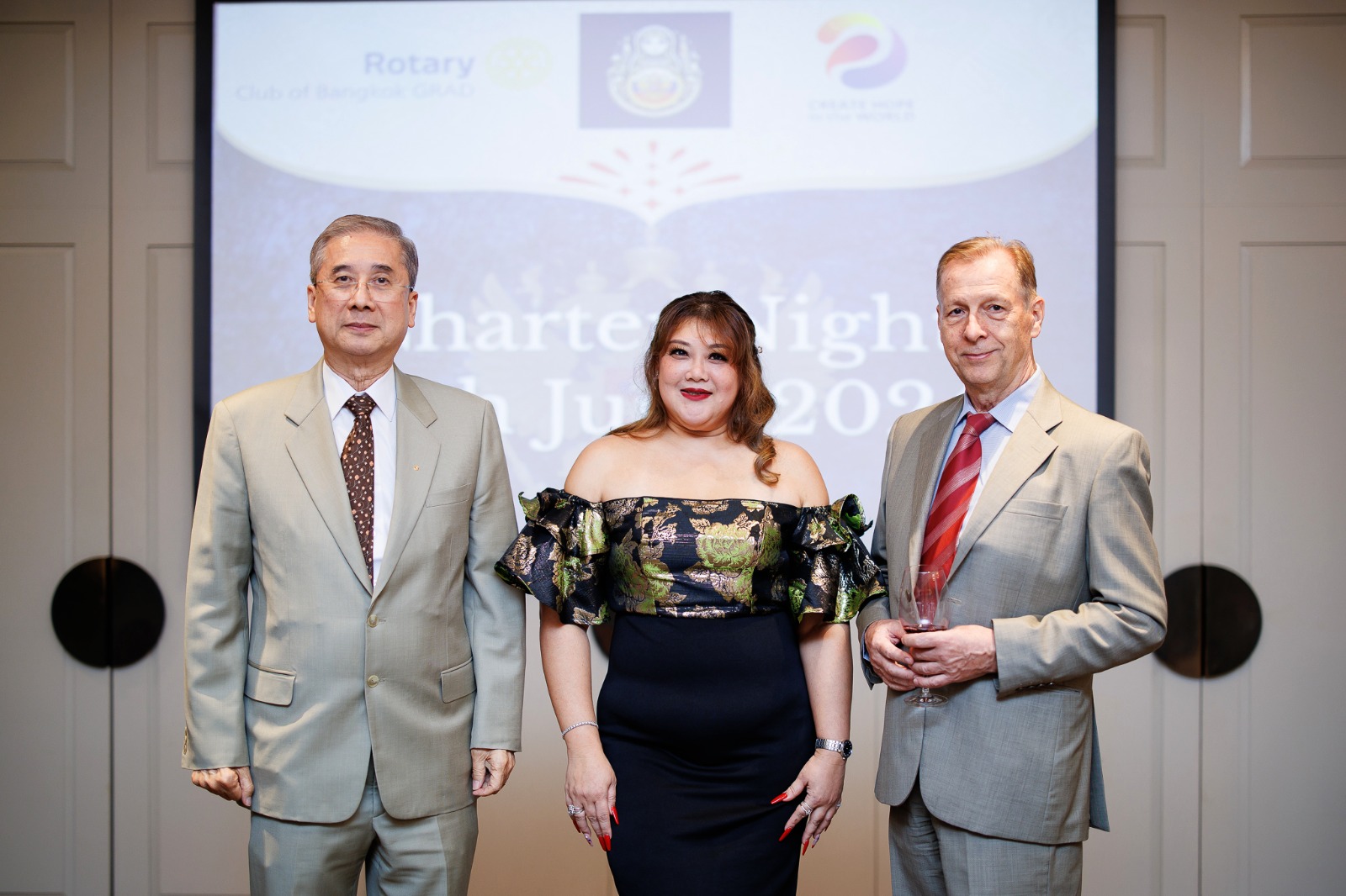 Legacy archive photo from Opening of Rotary Club Bangkok GRAD.
