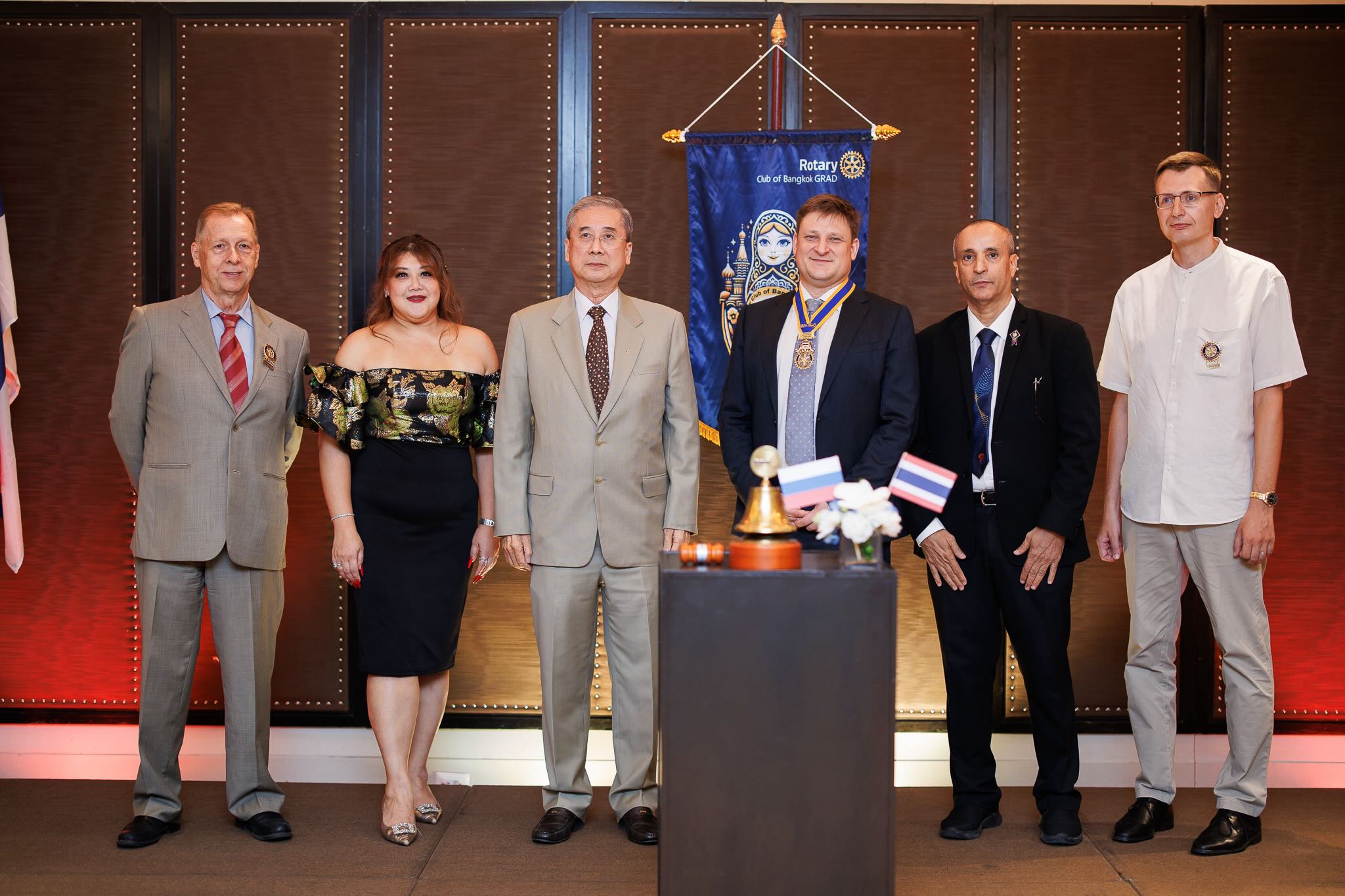 Legacy archive photo from Opening of Rotary Club Bangkok GRAD.